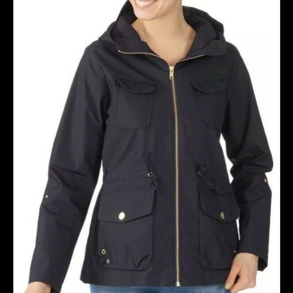 Elvine Peggy Jacket Sz Medium M Navy Women’s